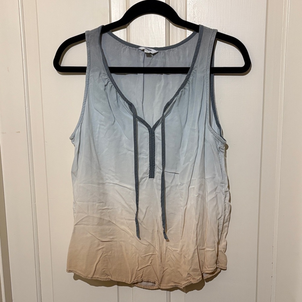 Sonoma Blue and Tan Gradient Tank Top